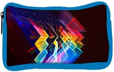 

Snoogg Eco Friendly Canvas Abstract Design Designer Student Pen Pencil Case Coin Purse Pouch Cosmetic Makeup Bag (BLUE) Pouch(Multicolor)
