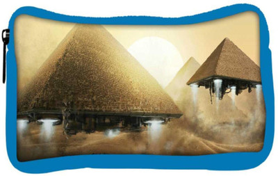 

Snoogg Eco Friendly Canvas Alien Pyramids Designer Student Pen Pencil Case Coin Purse Pouch Cosmetic Makeup Bag (BLUE) Pouch(Multicolor)