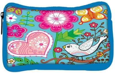 

Snoogg Eco Friendly Canvas Seamless Texture With Flowers Student Pen Pencil Case Coin Purse Pouch Cosmetic Makeup Bag (BLUE) Pouch(Multicolor)