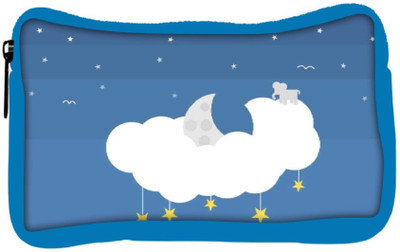 

Snoogg Eco Friendly Canvas Moon Cloud Starts 2539 Student Pen Pencil Case Coin Purse Pouch Cosmetic Makeup Bag (BLUE) Pouch(Multicolor)