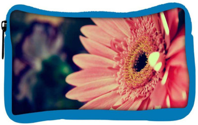 

Snoogg Eco Friendly Canvas Pink Gerbera Flower Designer Student Pen Pencil Case Coin Purse Pouch Cosmetic Makeup Bag (BLUE) Pouch(Multicolor)