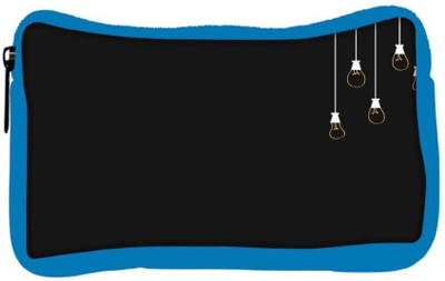 

Snoogg Eco Friendly Canvas Bulbs Designer Student Pen Pencil Case Coin Purse Pouch Cosmetic Makeup Bag (BLUE) Pouch(Multicolor)