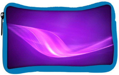 

Snoogg Eco Friendly Canvas Design Purple Wave Designer Student Pen Pencil Case Coin Purse Pouch Cosmetic Makeup Bag (BLUE) Pouch(Multicolor)