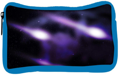 

Snoogg Eco Friendly Canvas Comets Outer Space Backdrop Student Pen Pencil Case Coin Purse Pouch Cosmetic Makeup Bag (BLUE) Pouch(Multicolor)