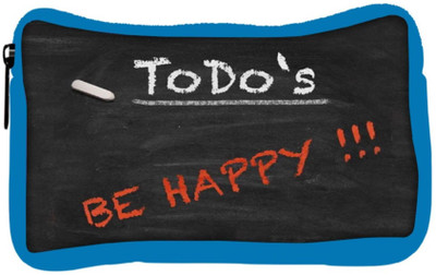 

Snoogg Eco Friendly Canvas Todo Happy Graphic 2803 Student Pen Pencil Case Coin Purse Pouch Cosmetic Makeup Bag (BLUE) Pouch(Multicolor)