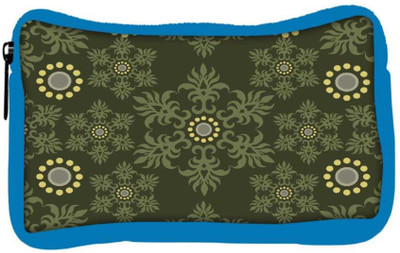 

Snoogg Eco Friendly Canvas Abstract Green Pattern Designer Student Pen Pencil Case Coin Purse Pouch Cosmetic Makeup Bag (BLUE) Pouch(Multicolor)
