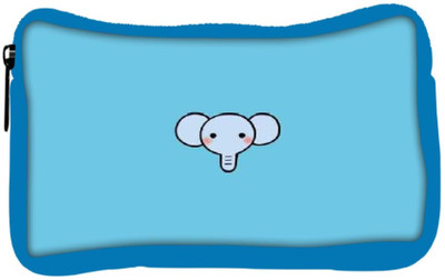 

Snoogg Eco Friendly Canvas Minimal Baby Elephant Student Pen Pencil Case Coin Purse Pouch Cosmetic Makeup Bag (BLUE) Pouch(Multicolor)
