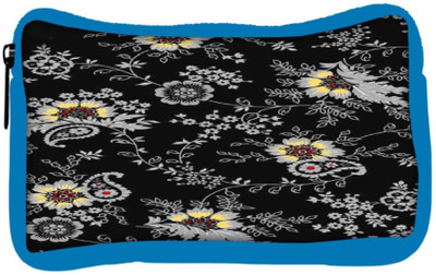 

Snoogg Eco Friendly Canvas Black Yellow Pattern 2480 Student Pen Pencil Case Coin Purse Pouch Cosmetic Makeup Bag (BLUE) Pouch(Multicolor)