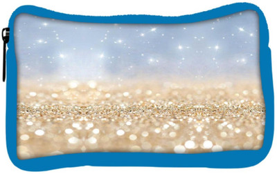 

Snoogg Eco Friendly Canvas Sands Or Crystals Student Pen Pencil Case Coin Purse Pouch Cosmetic Makeup Bag (BLUE) Pouch(Multicolor)