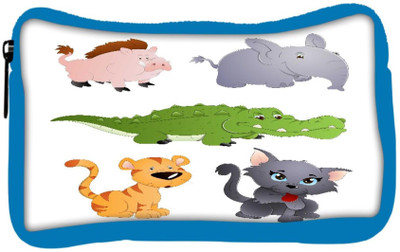 

Snoogg Eco Friendly Canvas Cute Animals Vectors Student Pen Pencil Case Coin Purse Pouch Cosmetic Makeup Bag (BLUE) Pouch(Multicolor)