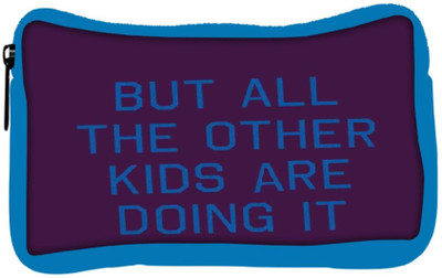 

Snoogg Eco Friendly Canvas But All The Other Kids Are Doing It 2916 Student Pen Pencil Case Coin Purse Pouch Cosmetic Makeup Bag (BLUE) Pouch(Multicolor)