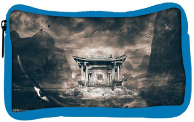 

Snoogg Eco Friendly Canvas Birds Flying Around The Small Temple Designer Student Pen Pencil Case Coin Purse Pouch Cosmetic Makeup Bag (BLUE) Pouch(Multicolor)