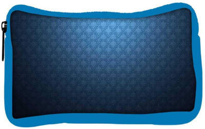 

Snoogg Eco Friendly Canvas Light Blue Pattern Design Designer Student Pen Pencil Case Coin Purse Pouch Cosmetic Makeup Bag (BLUE) Pouch(Multicolor)