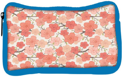 

Snoogg Eco Friendly Canvas Pink Flower Pattern Student Pen Pencil Case Coin Purse Pouch Cosmetic Makeup Bag (BLUE) Pouch(Multicolor)