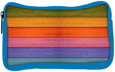 

Snoogg Eco Friendly Canvas Colourful Woods Pattern Student Pen Pencil Case Coin Purse Pouch Cosmetic Makeup Bag (BLUE) Pouch(Multicolor)