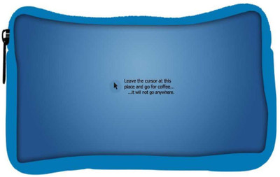 

Snoogg Eco Friendly Canvas Leave The Cursor Designer Student Pen Pencil Case Coin Purse Pouch Cosmetic Makeup Bag (BLUE) Pouch(Multicolor)