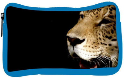 

Snoogg Eco Friendly Canvas Leopard Crying Designer Student Pen Pencil Case Coin Purse Pouch Cosmetic Makeup Bag (BLUE) Pouch(Multicolor)