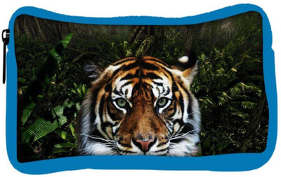 

Snoogg Eco Friendly Canvas Jungle Tiger Designer Student Pen Pencil Case Coin Purse Pouch Cosmetic Makeup Bag (BLUE) Pouch(Multicolor)