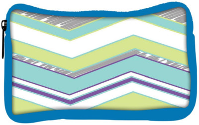 

Snoogg Eco Friendly Canvas Zig Zag Design 2368 Student Pen Pencil Case Coin Purse Pouch Cosmetic Makeup Bag (BLUE) Pouch(Multicolor)
