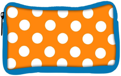 

Snoogg Eco Friendly Canvas Yellow Polka Dot Student Pen Pencil Case Coin Purse Pouch Cosmetic Makeup Bag (BLUE) Pouch(Multicolor)