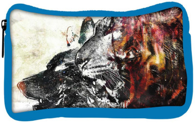 

Snoogg Eco Friendly Canvas Attackers Student Pen Pencil Case Coin Purse Pouch Cosmetic Makeup Bag (BLUE) Pouch(Multicolor)
