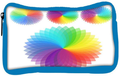 

Snoogg Eco Friendly Canvas Set Of Rainbow Flowers Student Pen Pencil Case Coin Purse Pouch Cosmetic Makeup Bag (BLUE) Pouch(Multicolor)