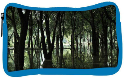 

Snoogg Eco Friendly Canvas Forest River Designer Student Pen Pencil Case Coin Purse Pouch Cosmetic Makeup Bag (BLUE) Pouch(Multicolor)