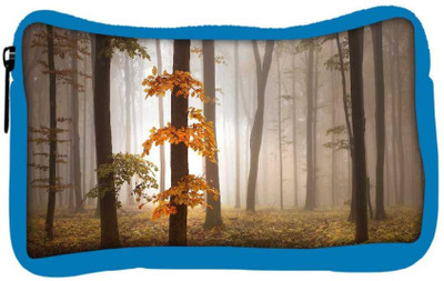 

Snoogg Eco Friendly Canvas Yellow Leaves Designer Student Pen Pencil Case Coin Purse Pouch Cosmetic Makeup Bag (BLUE) Pouch(Multicolor)