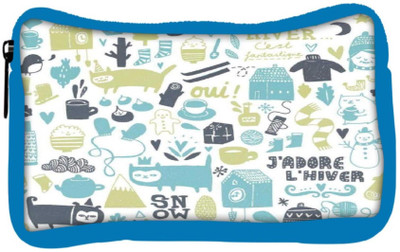 

Snoogg Eco Friendly Canvas Lifestyle Pattern 2562 Student Pen Pencil Case Coin Purse Pouch Cosmetic Makeup Bag (BLUE) Pouch(Multicolor)