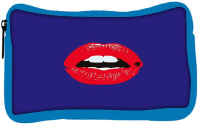 

Snoogg Eco Friendly Canvas Red Lips Kiss Student Pen Pencil Case Coin Purse Pouch Cosmetic Makeup Bag (BLUE) Pouch(Multicolor)
