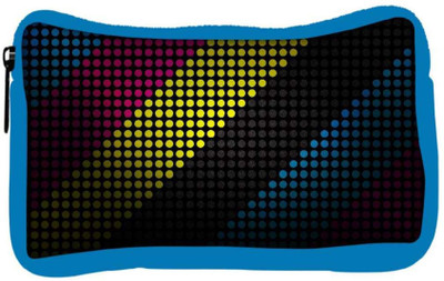 

Snoogg Eco Friendly Canvas Multicolor Strips Designer Student Pen Pencil Case Coin Purse Pouch Cosmetic Makeup Bag (BLUE) Pouch(Multicolor)