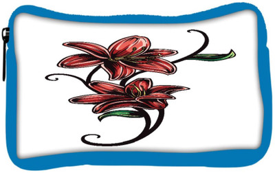 

Snoogg Eco Friendly Canvas Floral Vector Element Student Pen Pencil Case Coin Purse Pouch Cosmetic Makeup Bag (BLUE) Pouch(Multicolor)