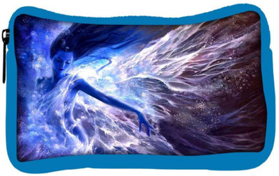 

Snoogg Eco Friendly Canvas Blue Fairy Fantasy Designer Student Pen Pencil Case Coin Purse Pouch Cosmetic Makeup Bag (BLUE) Pouch(Multicolor)
