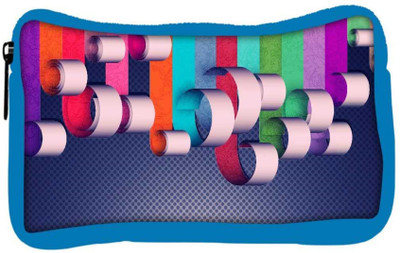 

Snoogg Eco Friendly Canvas House Paint Designer Student Pen Pencil Case Coin Purse Pouch Cosmetic Makeup Bag (BLUE) Pouch(Multicolor)