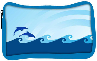

Snoogg Eco Friendly Canvas Sea Wave And Dolphin On Blue Background Student Pen Pencil Case Coin Purse Pouch Cosmetic Makeup Bag (BLUE) Pouch(Multicolor)