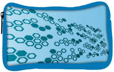 

Snoogg Eco Friendly Canvas Hex Amazing Designer Student Pen Pencil Case Coin Purse Pouch Cosmetic Makeup Bag (BLUE) Pouch(Multicolor)