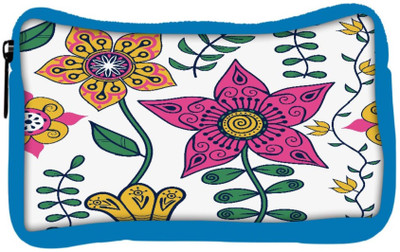 

Snoogg Eco Friendly Canvas Colorful Floral Seamless Pattern In Cartoon Style Seamless Pattern Student Pen Pencil Case Coin Purse Pouch Cosmetic Makeup Bag (BLUE) Pouch(Multicolor)