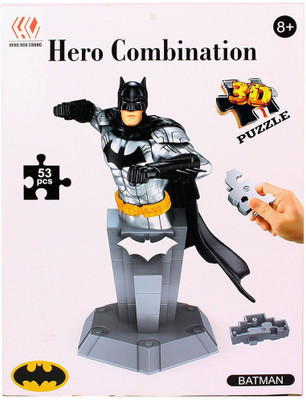 

HickoryDickoryBox Super Hero – BATMAN 3D Puzzle Hero Combination(53 Pieces)