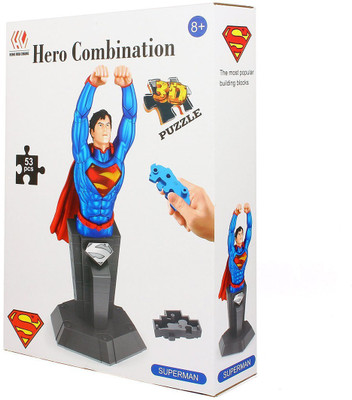

HickoryDickoryBox Super Hero – Super Man 3D Puzzle Hero Combination(53 Pieces)