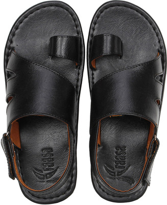 

Kraasa Men Black Sandals