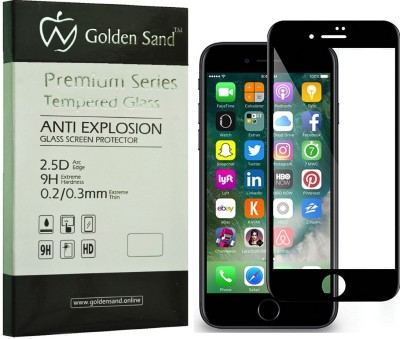 Golden Sand Edge To Edge Tempered Glass for Apple iPhone 8, Apple iPhone 7(Pack of 1)
