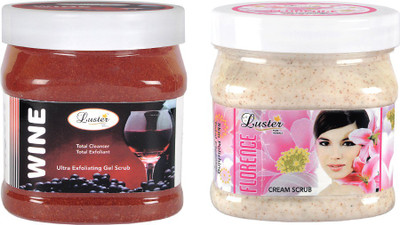

Luster WINE GEL SCRUB + FLORENCE CREAM SCRUB Scrub(1000 ml)