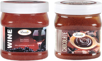 

Luster Wine Gel Scrub + Chocolate Gel Scrub(1000 ml)