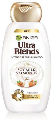 

Garnier New Ultra Blends Soy Milk & Almonds, Intense Repair Shampoo(175 ml)