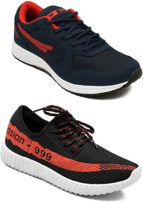 

Asian Men Casual & Running Shoes Combo Pack of 2 Walking Shoes For Men(Multicolor