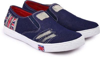 

Floxtar Men Blue Denim Causal shoes Casuals For Men(Blue