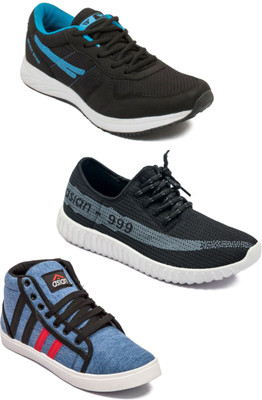 

Asian Men Casual & Running Shoes Combo Pack of 3 Casuals For Men(Multicolor