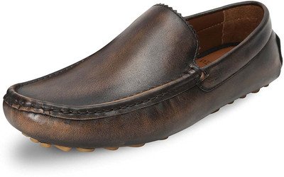 

Bare Skin Loafers For Men(Brown