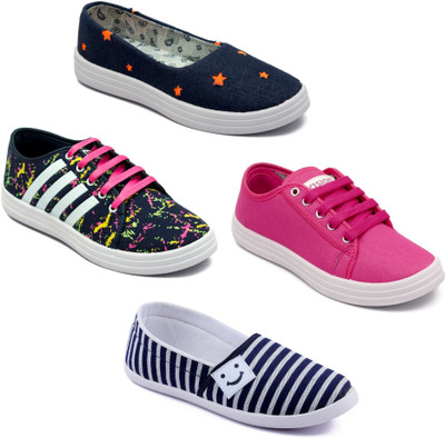 

Asian Women Casual & Running Shoes Combo Pack of 4 Casuals For Women(Multicolor