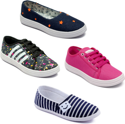 

Asian Women Casual & Running Shoes Combo Pack of 4 Casuals For Women(Multicolor